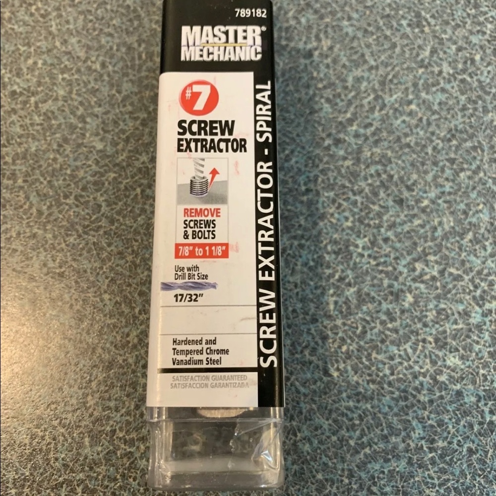 MASTER MECHANIC SPIRAL SCREW EXTRACTOR